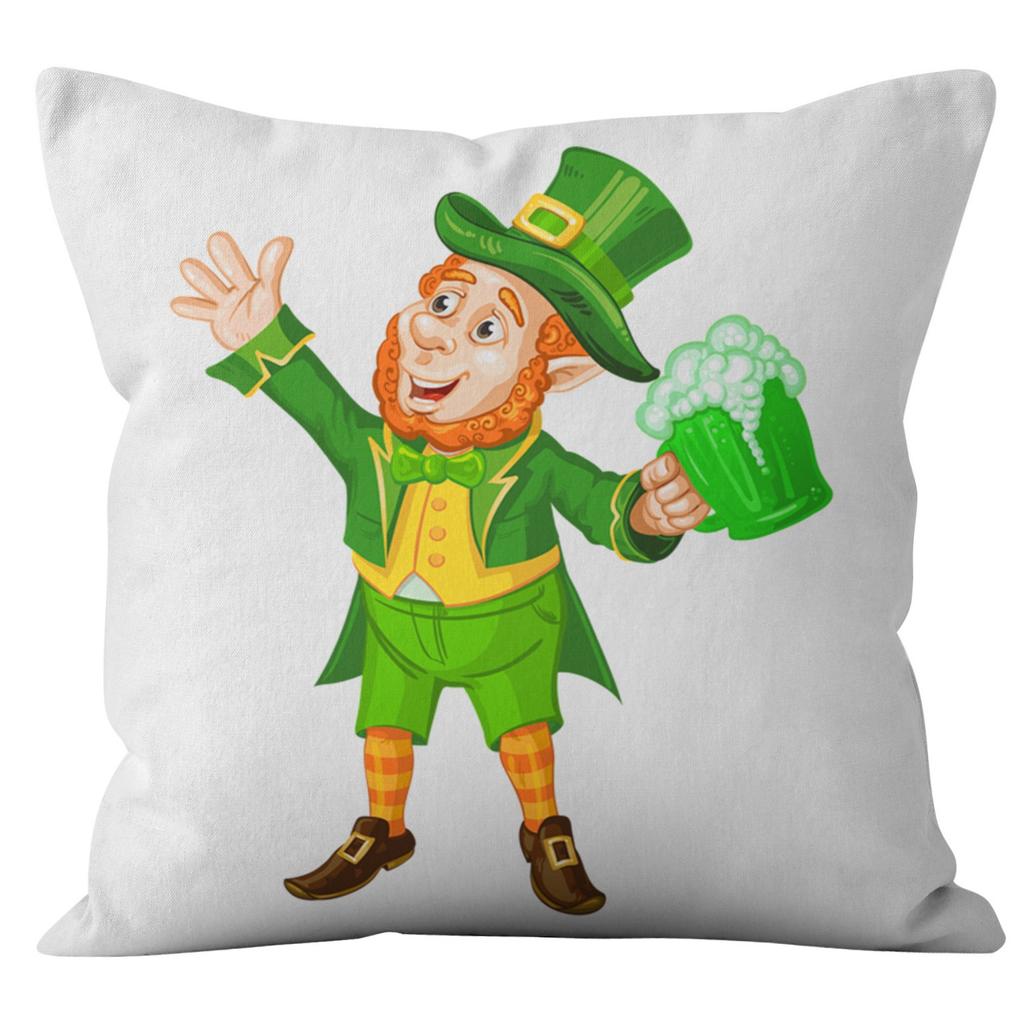 Наволочка для дома Ст. Наволочка на День святого Патрика Четырехлистный клевер Клетчатая Наволочка на диванную подушку