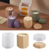 Candle Cup Mold Octagon Ceramic Molds Flower Pots Storage Box Silicone Mould Jar Bottle Gypsum Concrete Mold Decor