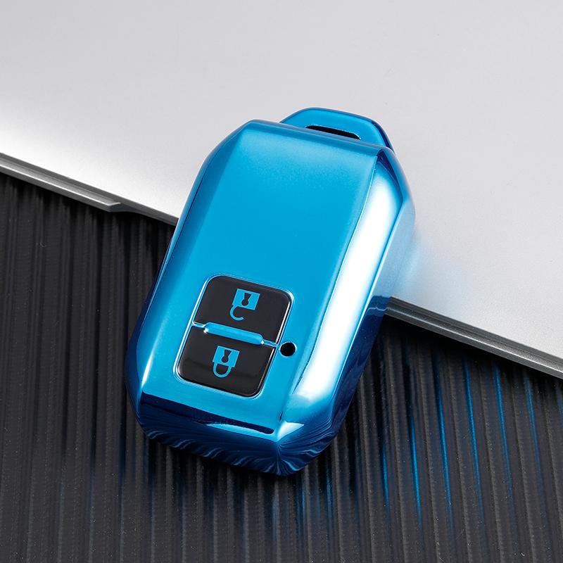 Чехол для ключа автомобиля из мягкого ТПУ с 2 кнопками для Suzuki Swift Wagon R Monopoly Type Keyless Shell Remote Protector Accessories