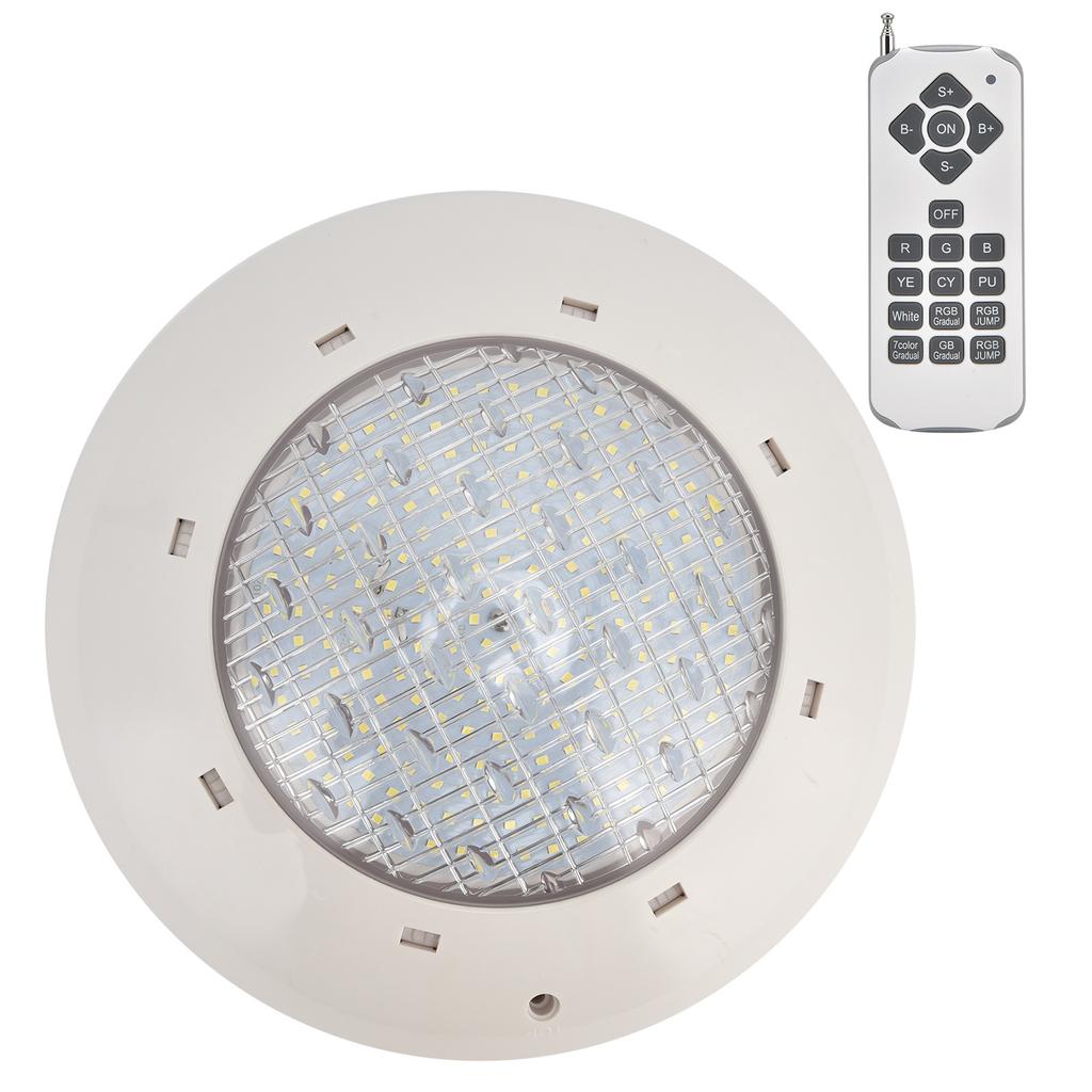 IP68 Waterproof LED Swimming Pool Light Colorful RGB Wall Mounted Underwater Light with Remote