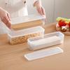 Noodle Storage Box Refrigerator Fresh Food Box Pasta Sealed Container With Lids Kitchen Classification Organizer 30.5*8.5*7.5CM