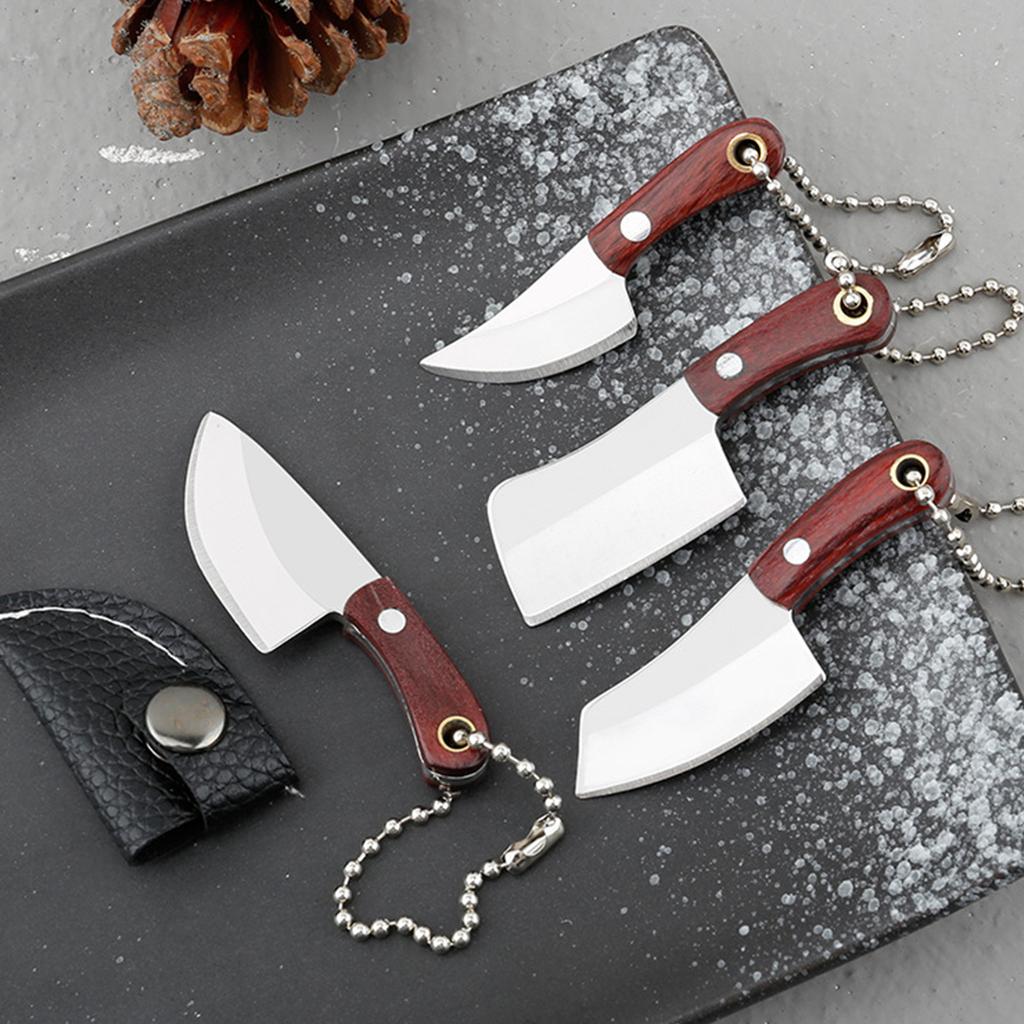 Портативный нож 6 см. Экспресс-нож для разборки. Нескладной нож. Коллекционный нож. Маленький кухонный нож. Креативный мини-портативный нож с открытым футляром.