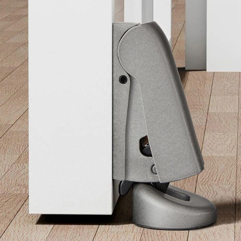 Metal Accessories Silent Door Stop Space Saving Wall Mount Stopper Bathroom