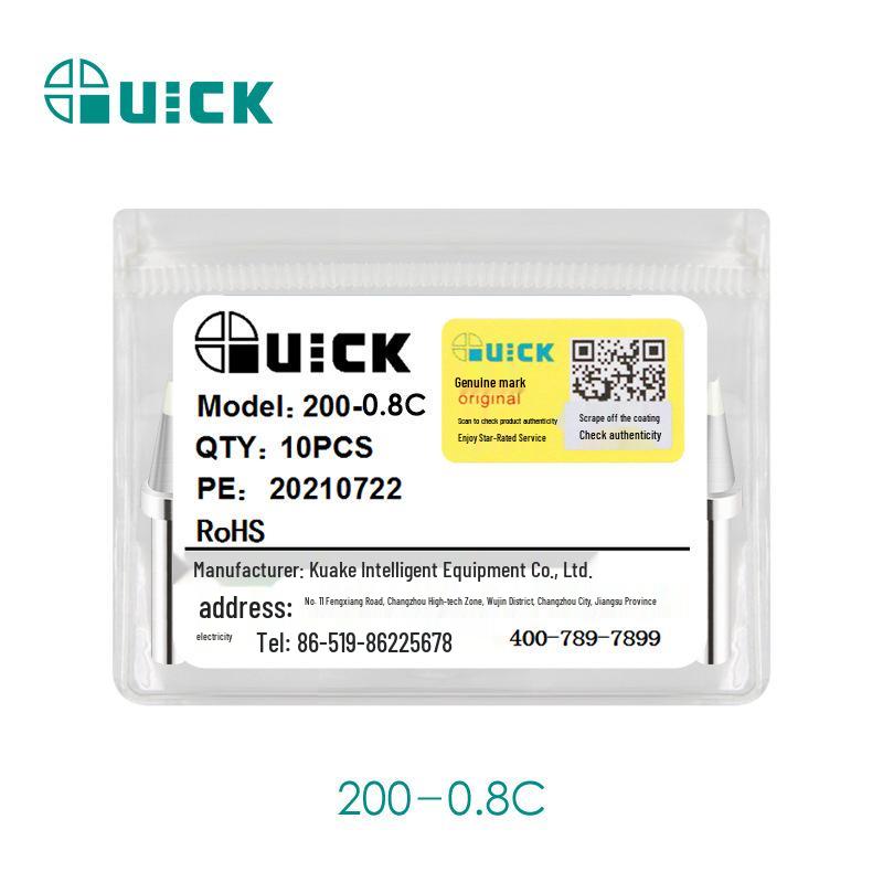 Паяльные жала QUICK Kuai Ke TS2200/203H/503 - Совместимые модели 203D/376D в стилях 200-C/D/B/I/J/LB.