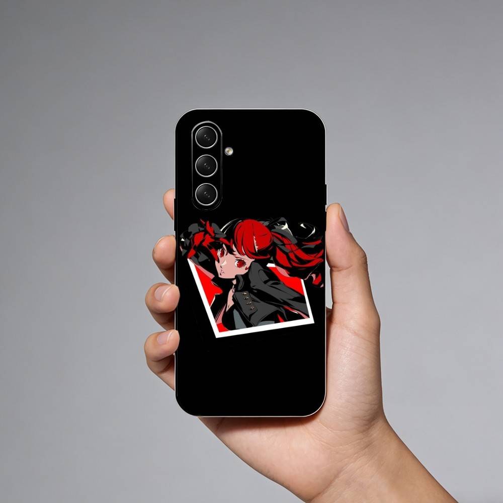 Модный Чехол для Телефона P-Persona 5 Для Samsung Galaxy A73,A72,A71,A70,A52,A51 Других Мягкий Черный Чехол