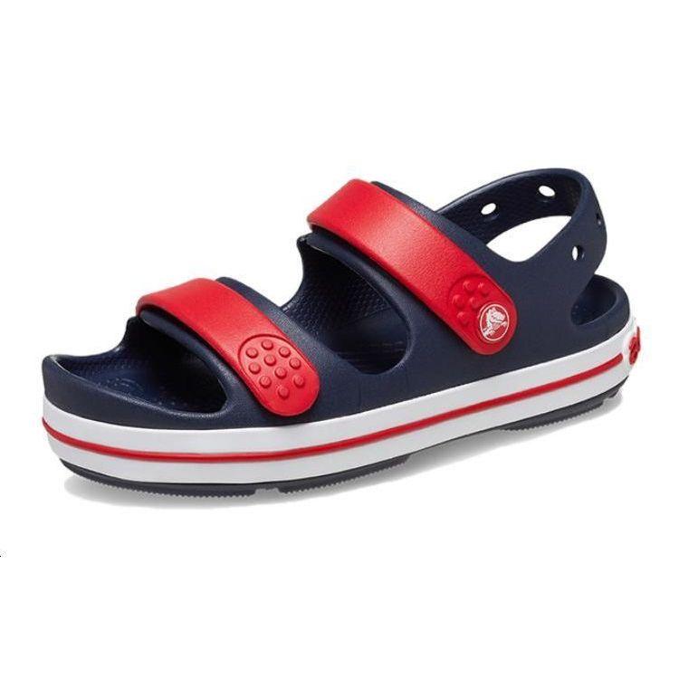 Crocs Open-Toe Velcro Kids Sandals Kids Sandals Deep-Blue 209423-4OT