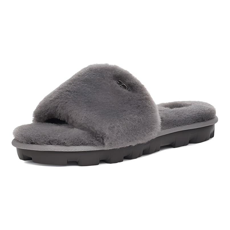 UGG Устойчивые к запаху, износостойкие шлепанцы-слайдеры женские, угольно-серые 1100892-CHRC
