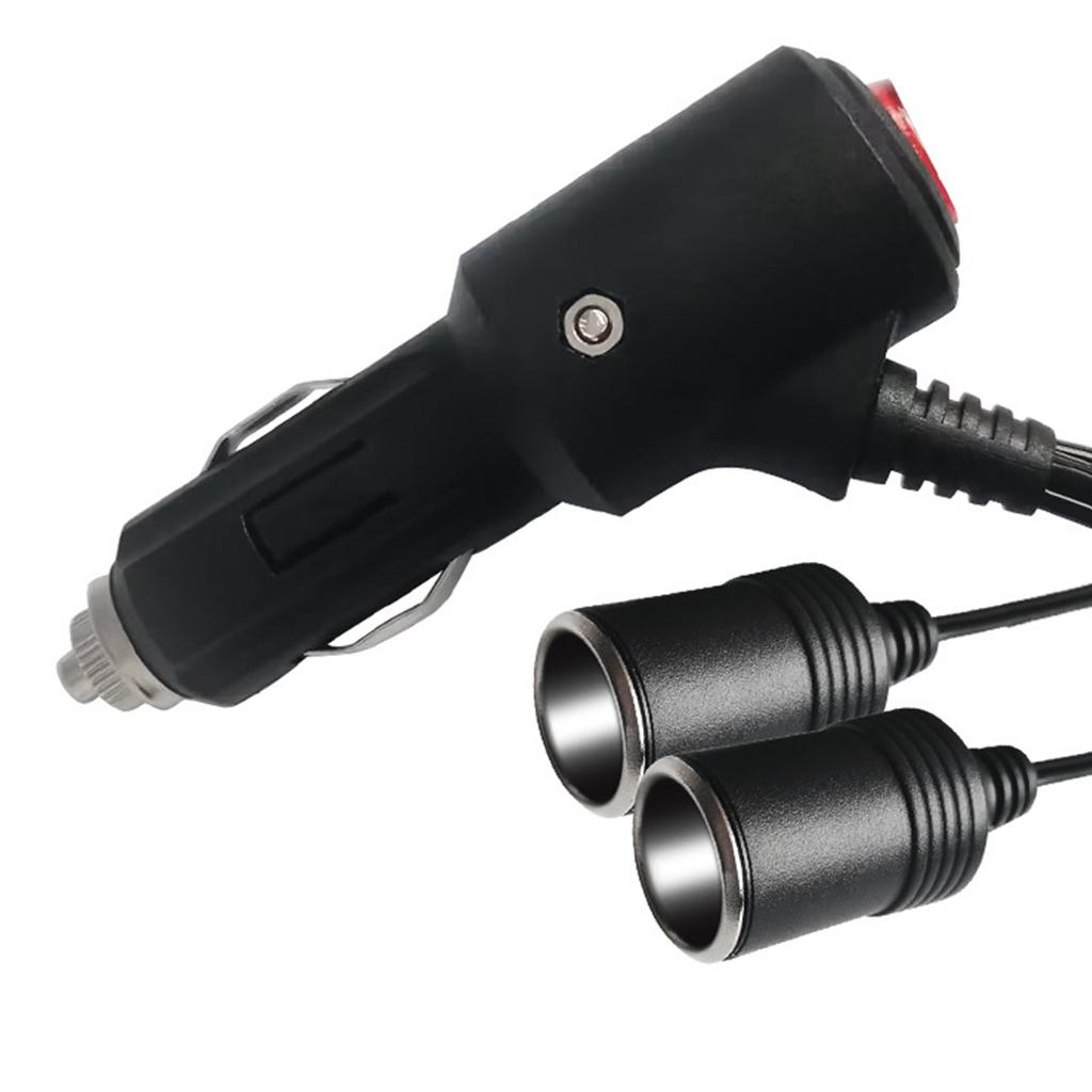 Двойной автомобильный разветвитель питания с независимым выключателем Идеально подходит для вентиляторов, зарядных устройств и других аксессуаров