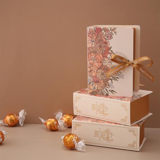 10 шт., коробка для конфет, портативная шоколадная, элегантная, нежная, дизайнерская, подарочная упаковка для сахара