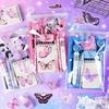INS Набор студенческой канцелярии 9 в 1 Офисный канцелярский набор Kawaii Набор студенческих инструментов Офисные принадлежности