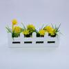 Lifelike Artificial Miniature Potted Plants Decor Garden Doll Plants Fake Daisy  DIY Craft