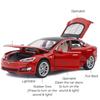 DQMN8 1/32 Tesla Model S 100D SUV Toy Car Model Diecast Alloy Metal Miniature Sound & Light Pull Back 1:32 Collection Gift For Boy Kid