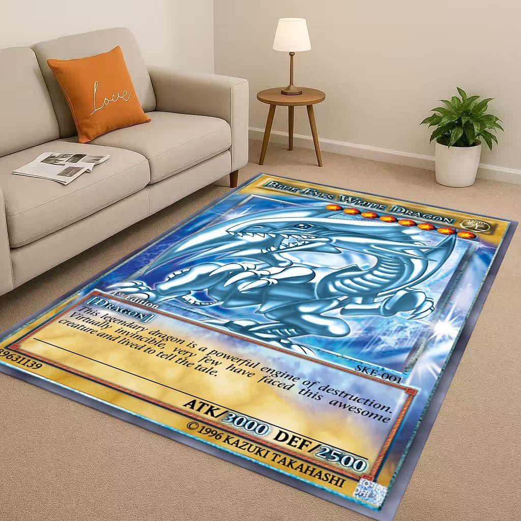 Slifer The Sky Dragon Yu-Gi-Oh MONSTER Cartoon Living Room Non-Slip Area Rug Carpet for Bedroom Sofa,Easy Clean Home Doormat