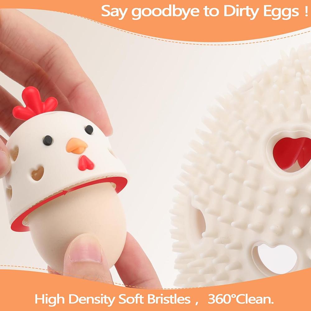 Egg cleansing brush 2pcs extra large version