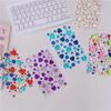 3D Stereo Rhinestone Scrapbook Journal Sticker Shiny Heart DIY Decor Sticker for Girl Korean Fashion Sticker Student Supplies