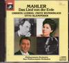 CD MAHLER, LUDWIG, KLEMPERER; PHILHARM - Das Lied Von Der Erde CDC7472312 EMI Classics 1991 UK Classical Used