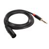 XLR Male to TRS Cable 1 4in Balanced 6.35mm Audio for Electric Guitar Tuner Microphone 2meter