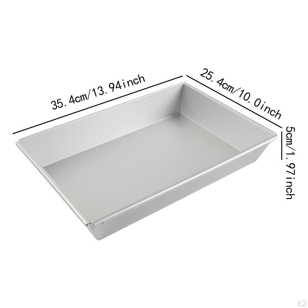 Detroit Styled Pizza Pan Bread Baking Sheet Nonstick Aluminum Alloy Kitchenware Bakeware Deep Dish