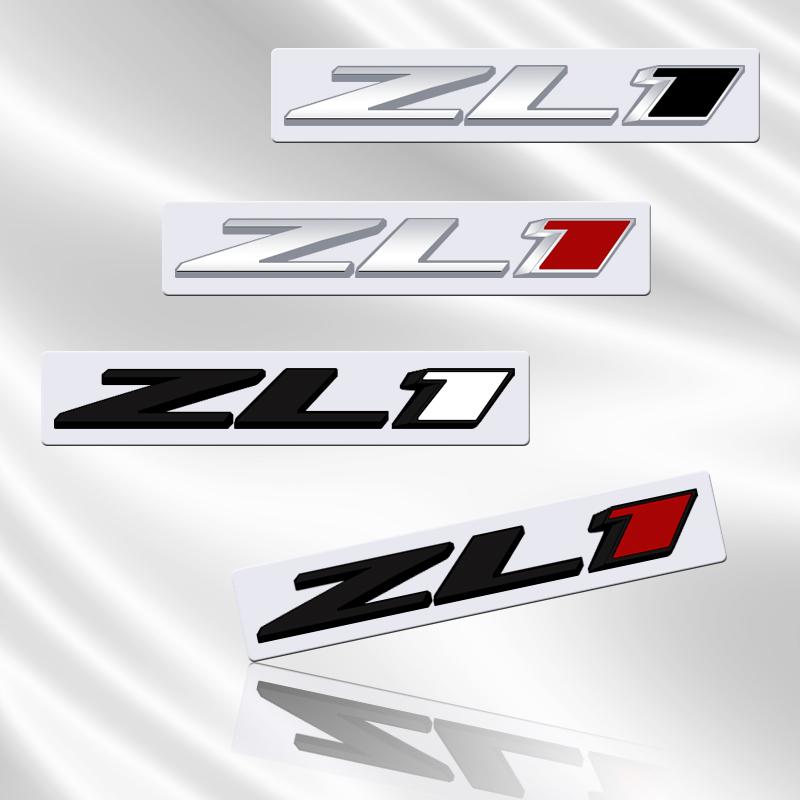 3D Badge ZL1 Design Car Sticker Rear Trunk Body Letters Emblem For Chevrolet Camaro Colorado Z71Trax Lacetti Captiva Accessory