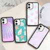 Ocean Seashell Snowball Phone Case for iPhone 11 12 13 14 Pro Max Mini XR XS SE 2020 7 8 Plus Samsung Galaxy S21 S22 Shell