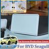 Защитный чехол для экрана автомобильной навигации для аксессуаров BYD Seagull 2024 2025 Мини-автомобиль Защитная накладка на экран центрального управления