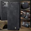 Деловой магнитный флип-чехол из кожи для iPhone 17 16 15 14 Pro Plus Air 16E 13 12 11 Pro Max с подставкой и карманами для карт