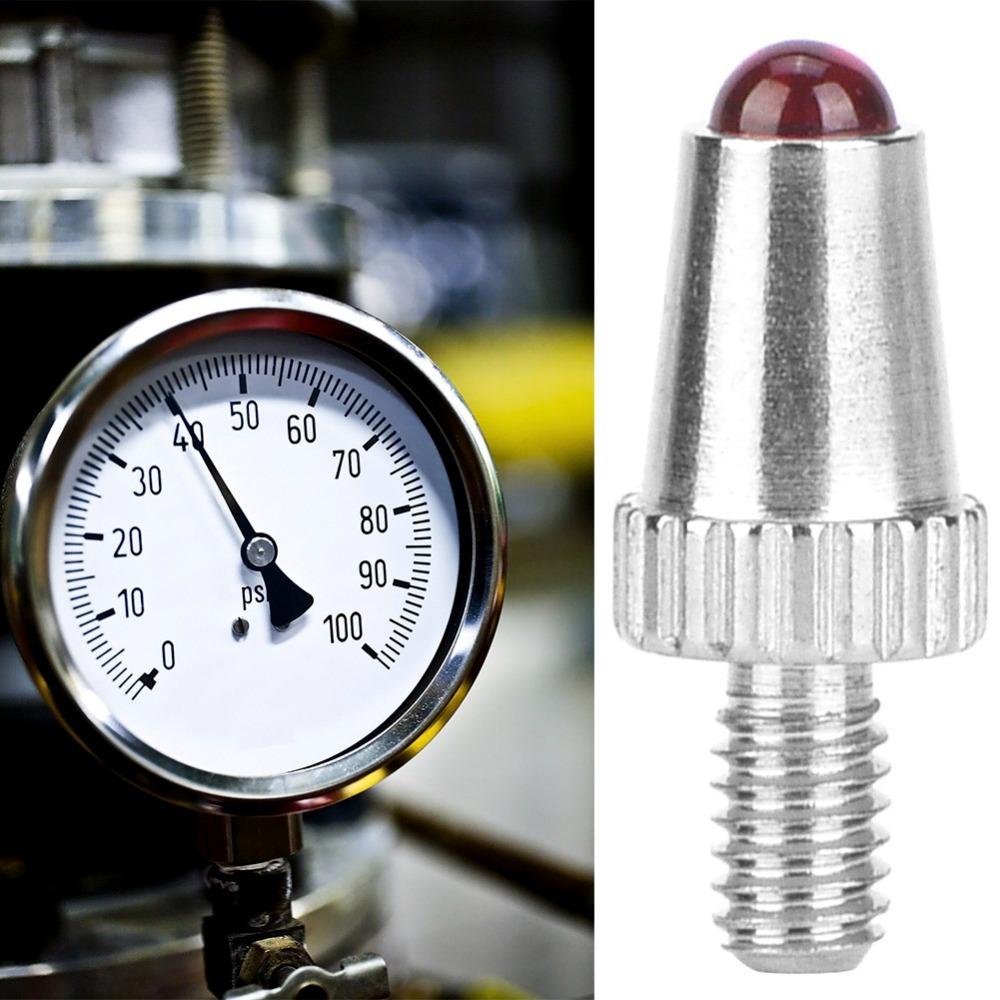 2pcs Ruby Ball Tips Dial Indicator Probe Contact Points M2.5 Thread Contact Points For Linear Gage