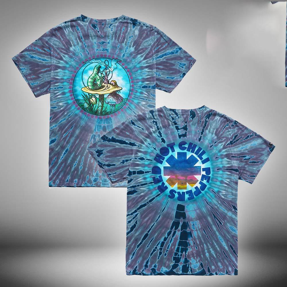 Red Hot Chili Peppers RHCP x Freaktopia Tie Dye Tee Ocean Shirt NI582