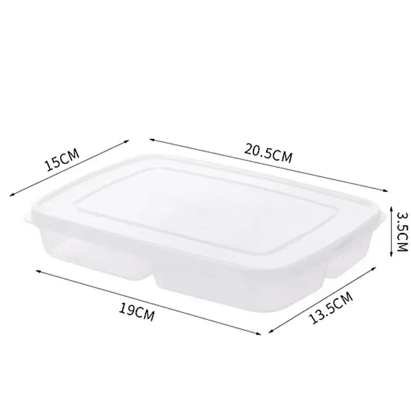 4 решетки Crisper Fresh Box Отделение холодильника Морозильник Органайзеры Sub-Packed Мясо Прозрачный Crisper Кухонный Контейнер Для Пищевых Продуктов