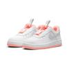 Nike Кроссовки Force 1 Toggle PS White Crimson Bliss Kids светло-фиолетовый металлик-платина CU5287-103