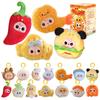 TOP TOY Серия из трех плюшевых подвесок для малышей Gacha Gacha Фигурка из слепой коробки Пластиковая модель Премиальная игрушка Мягкий винил Подарок на день рождения Оригинальный персонаж