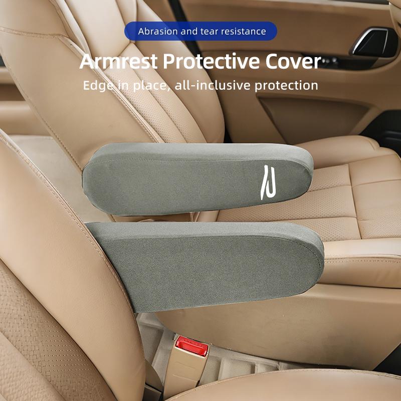 Car Seat Armrest Cover Soft Comfortable Elastic Cloth For Volkswagen VW Golf 4 6 7 GTI Tiguan Passat B5 B6 B7 CC Jetta MK5 MK6 g63