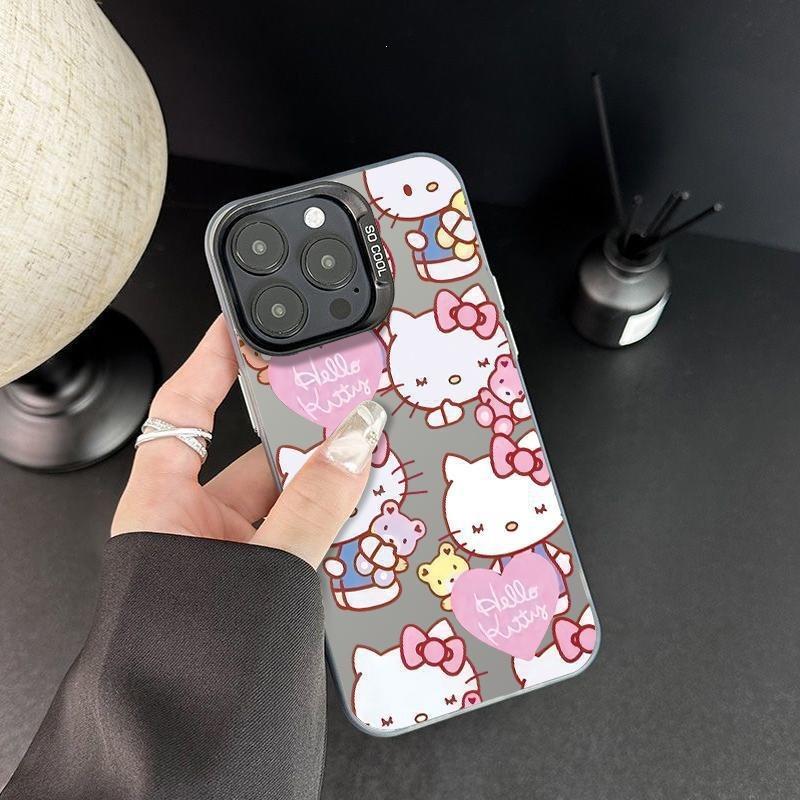 Взрывозащищенный чехол TEMU/Xiyin/TikTok Sanlio TK кот Hello Kitty для мобильного телефона Apple 16