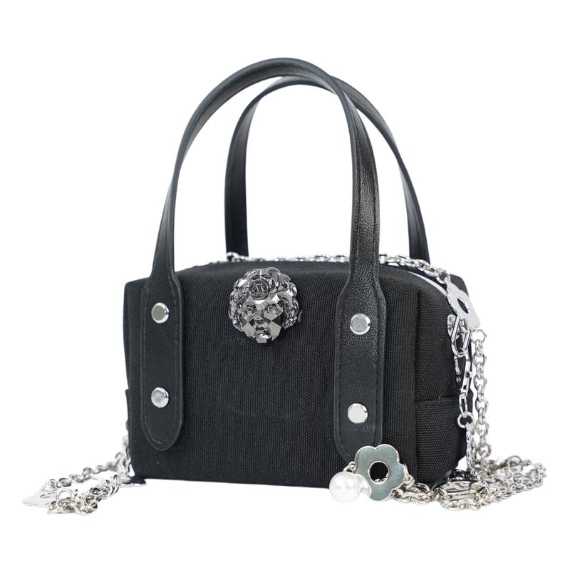 Dior Косметичка в стиле DIY Темная Ночь Стриминг Нишевая Изысканная Личность Тренд Высококлассный Американский Стиль Минималистичный Легкая Роскошь Ретро Холст