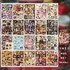 Scrapbook Japanese Cuisine Collection Sticker Book Japanese Ancient Style Material Paper Mobile Phone Back Sticker Stationery