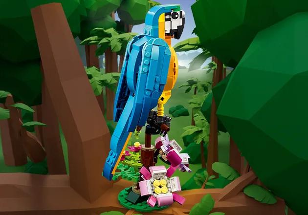 Lego Creator 31136 3in1 Exotic Parrot 7+ (253 pieces)