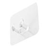 20pcs Transparent Wall Plug Hook Traceless Multifunctional Wall Adhesive Plug Hook for Home Living Room
