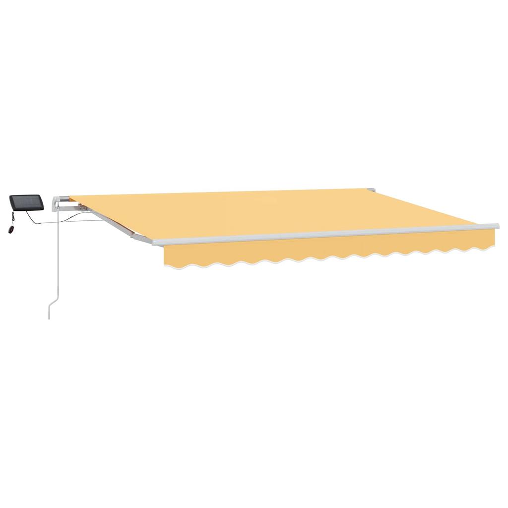 Retractable Awning Sand 300 x 250 cm Fabric and Aluminum
