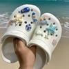 Милый Летний Морской Серия Набор Обувь Пряжка Украшение Diy Съемные Тапочки Аксессуары Подарок