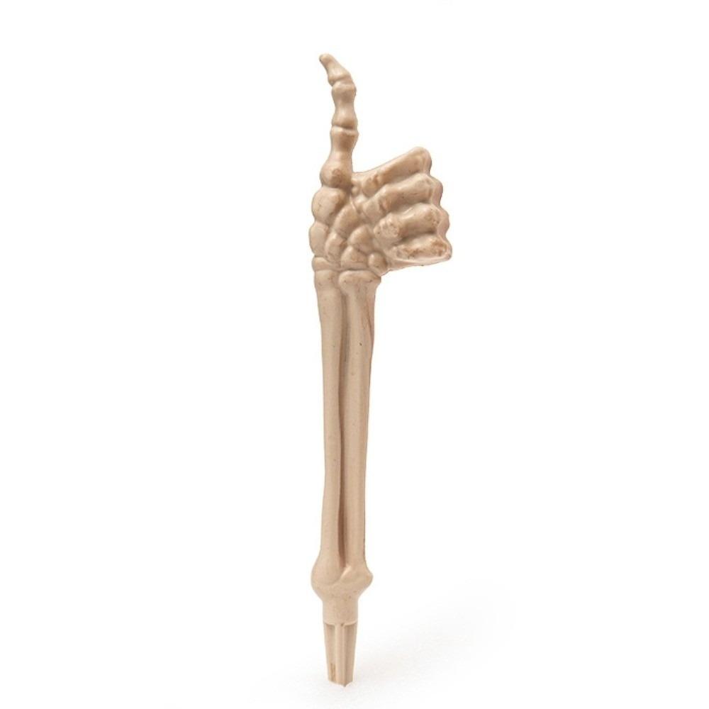 Spooky Decor Skeleton Gesture Lawn Stake Stable Halloween Decoration  Lawn Garden
