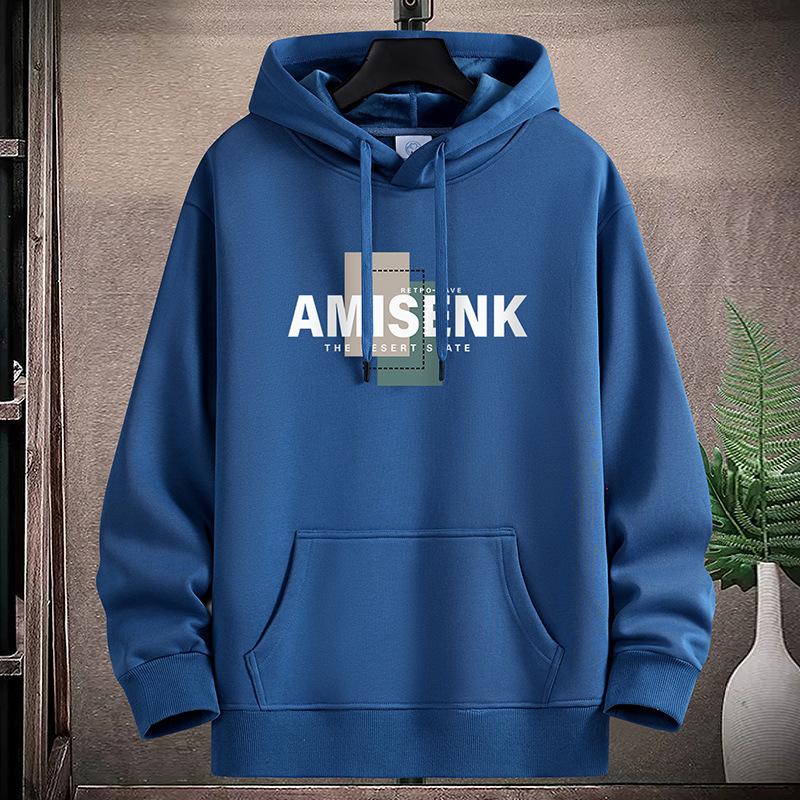Мужская толстовка с капюшоном, спортивная рубашка, пуловеры больших размеров для мальчиков M-5XL