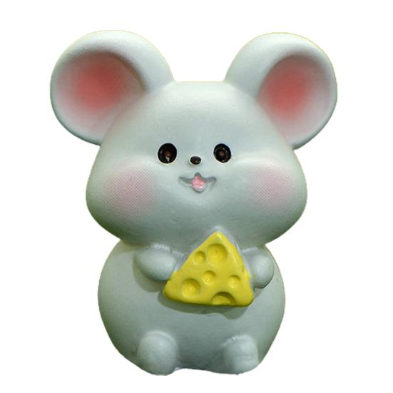 Миниатюрная статуя, прочная для украшения, разноцветная, красочная, миниатюрная статуэтка из смолы, удобная, привлекательная, яркая.