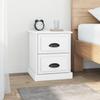 VidaXL Bedside Table White 39x39x47.5 Cm Engineered Wood 816144