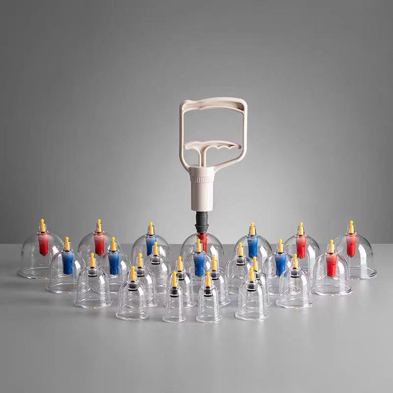 Hwato SJ-24P Вакуумный баночный массажный набор для баночной терапии Набор для акупунктурной терапии на присоске Вакуумные банки Вакуумные банки для акупунктуры