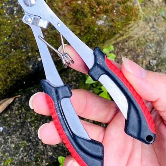 Рыболовные плоскогубцы Эргономичные Противоскользящие Высокопрочные Многофункциональные Режут Леску Рыболовные Плоскогубцы для Завязывания Крючков