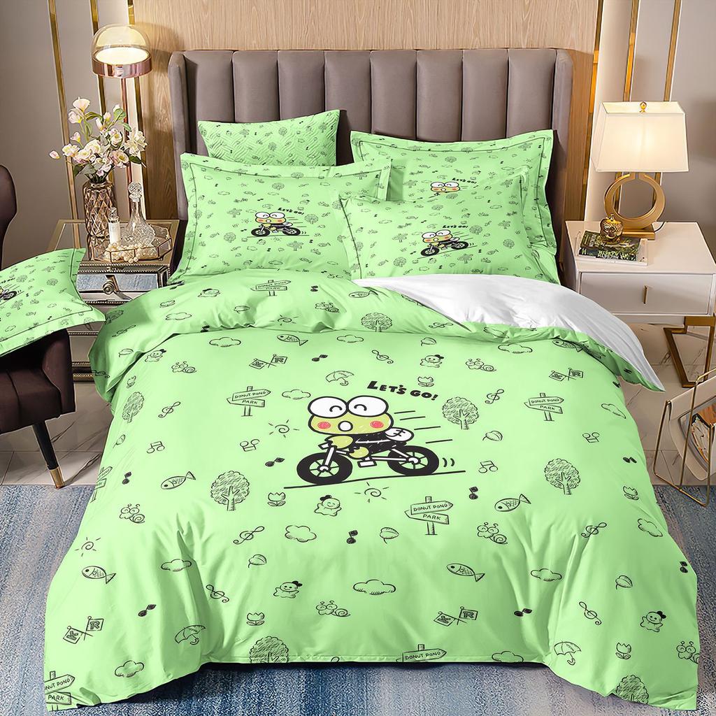 Cartoon Children'S Animation Bedding Three-Piece Set 3D Digital Printing Quilt Cover
