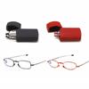 Titanium Alloy Folding Reading Glasses Foldable Presbyopia Men Women Ultra Light Eyewear With Case Anti Blue Light 1.0 1.5 2.0
