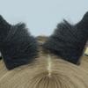 Lolita Maid Hairhoop Cat Ear Hairband Bendable Ear Headband Goth Costume Hairhoop Female Theme Party Subculture Headwear