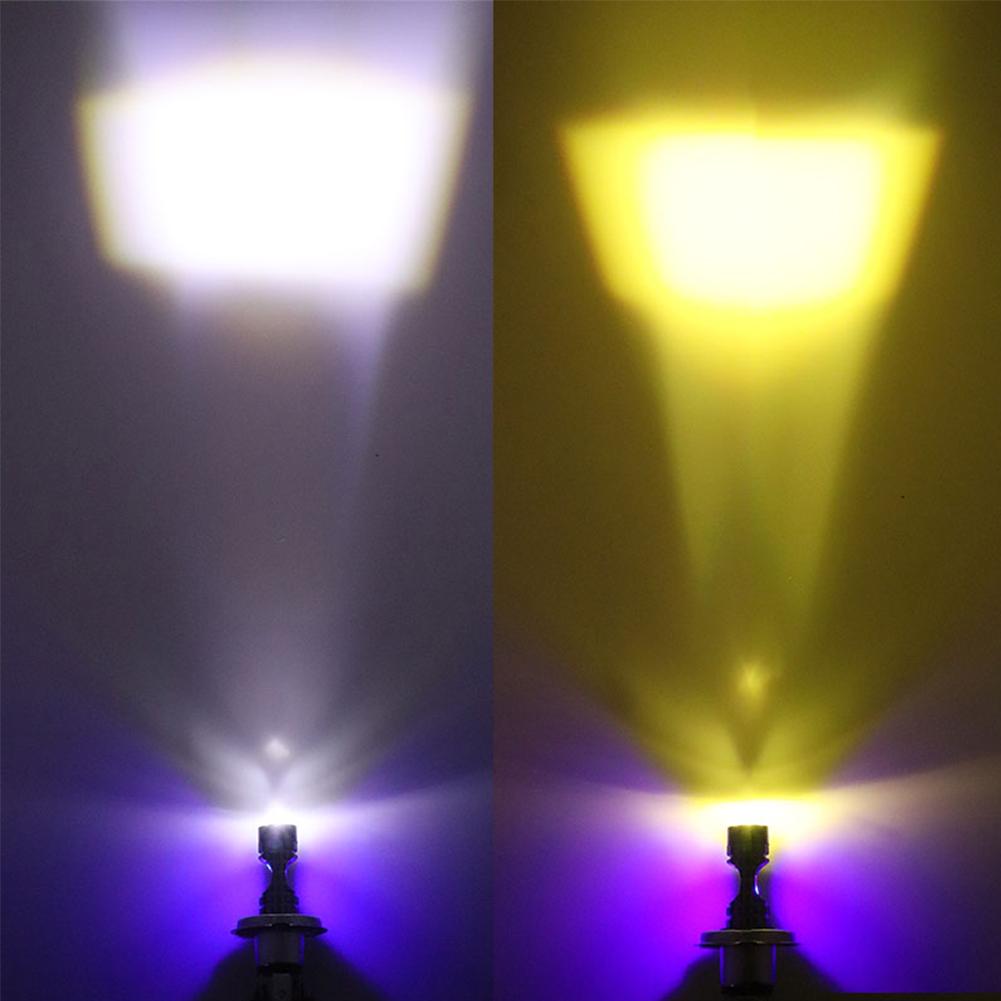 Светодиодная фара для мотоцикла 3030 Chips Strobe Flash Beam для скутера, мотоцикла H4 BA20D PX15D, фары, лампы для фар