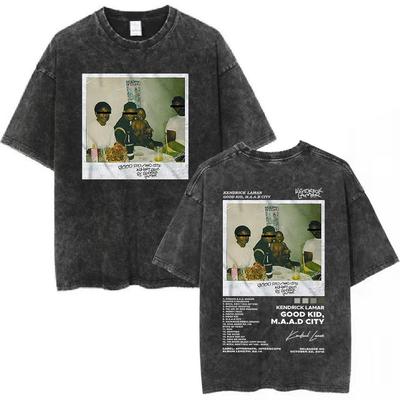 Футболка с изображением рэпера Кендрика Ламара Mr Morale The Big Steppers Винтажные потертые футболки Мужская женская одежда Футболки